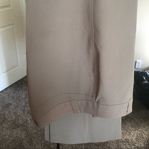 Nylon nice smooth pants for slim classic look.